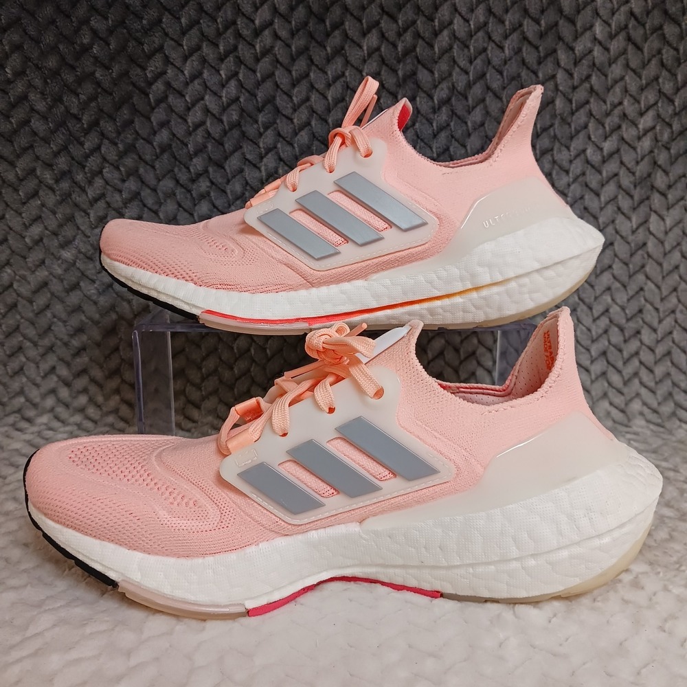 Adidas UltraBoost 22 Clear Orange Women's Walking Running Sneakers Shoes Size 7 - Picture 2 of 14